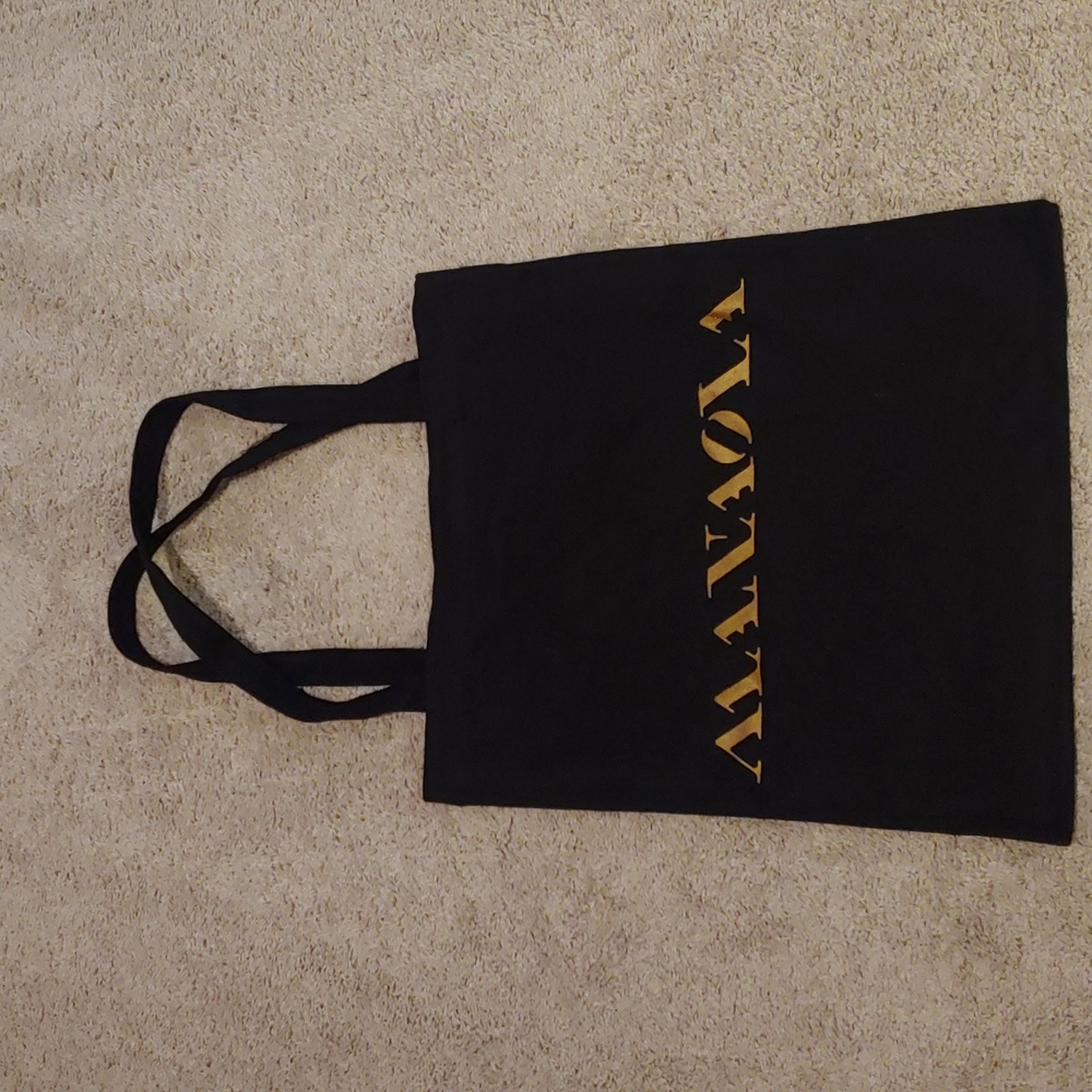Manaola Black & Gold Logo Tote Bag